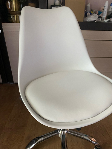 Компьютерное кресло Kolin с подушкой clear / white фото покупателя 121