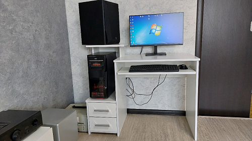 Стол компьютерный Джаз-24 правый венге фото покупателя 109