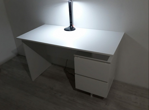 Письменный стол СПМ-19 дуб сонома / белый фото покупателя 2