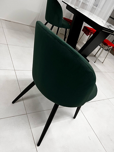 Стул на металлокаркасе Gabi gray / black фото покупателя 227