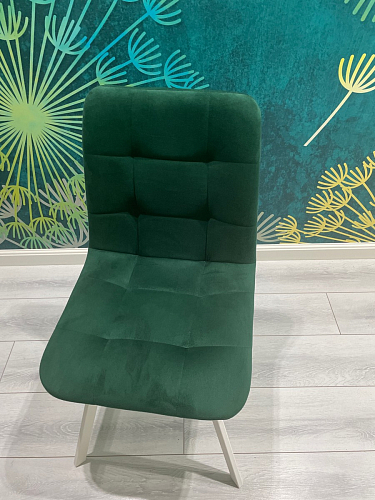 Стул на металлокаркасе Чилли синий / белый фото покупателя 833