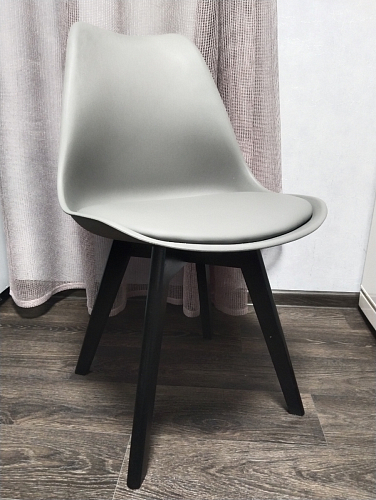 Стул Bonuss blue / wooden legs фото покупателя 80