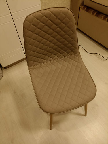 Стул на металлокаркасе Capri голубой фото покупателя 73