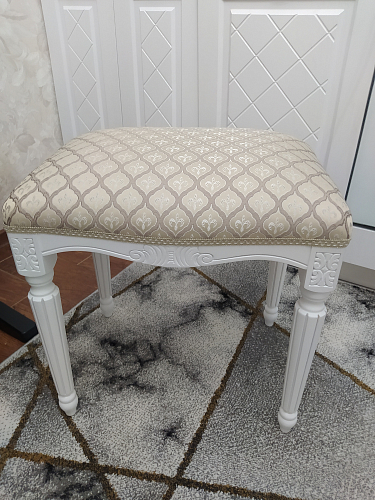 Банкетка Беттино белый / бежевый фото покупателя 1