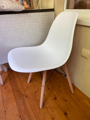 Пластиковый стул Eames PC-015 желтый фото покупателя 411