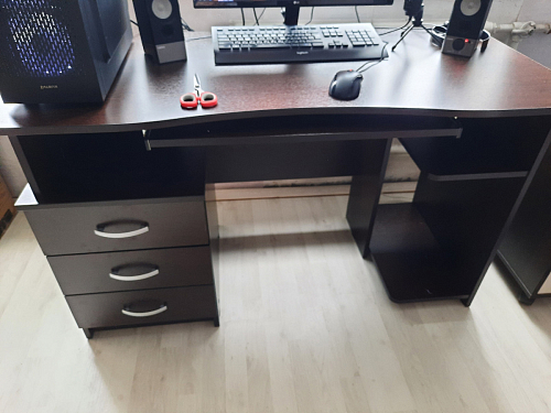 Компьютерный стол КСТ-08.1 дуб сонома фото покупателя 1