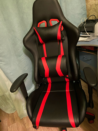 Компьютерное кресло Blok red / black фото покупателя 8