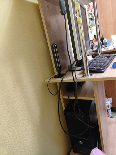 Компьютерный стол КСТ-12 белый фото покупателя 9