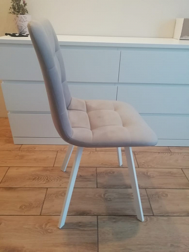 Стул на металлокаркасе Чилли зеленый / черный фото покупателя 1406