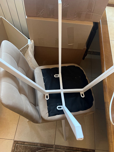 Стул Чилли 2 темно-серый  / черный фото покупателя 1373