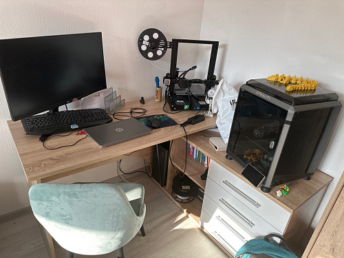 Компьютерный стол с тумбой КСТ-109 тумба слева фото покупателя 92