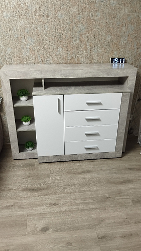 Комод Mирандa atelier / белый глянец фото покупателя 26