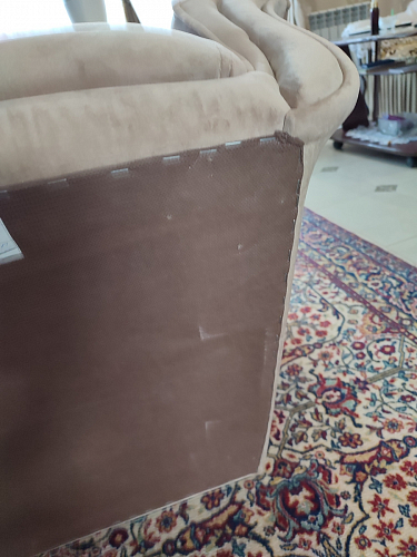 Компьютерное кресло Benefit флок бежевый 7 фото покупателя 28