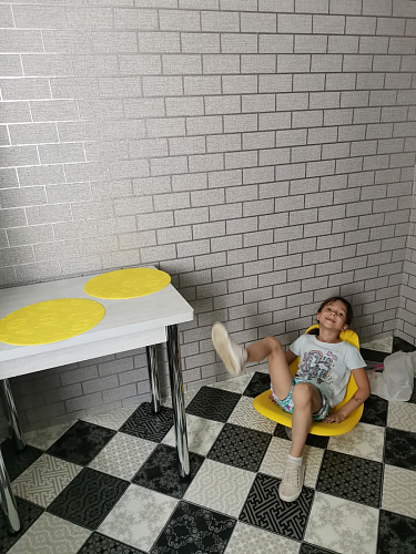 Пластиковый стул Eames PC-015 серо-голубой / дерево фото покупателя 467