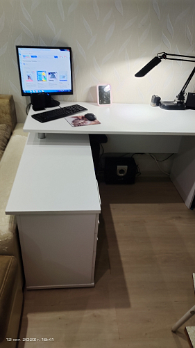 Компьютерный стол с тумбой КСТ-109 тумба слева фото покупателя 94