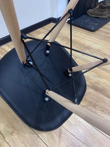 Пластиковый стул Eames PC-015 желтый фото покупателя 204