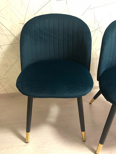 Стул на металлокаркасе Gabi latte / gold / black фото покупателя 147