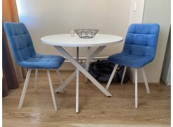 Стул на металлокаркасе Чилли светло-серый / черный фото покупателя 209