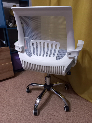 Компьютерное кресло Ergoplus light gray / white фото покупателя 35