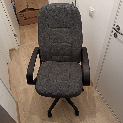 Компьютерное кресло CH747 бежевый, экокожа фото покупателя 4