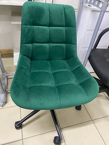 Компьютерное кресло Честер латте / золото фото покупателя 38