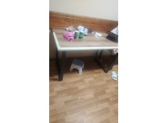 Деревянный стол Лота Лофт 120(160)х75 черный матовый / бетон светлый фото покупателя 892