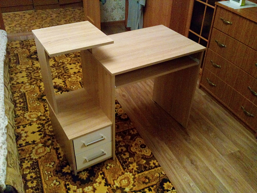 Компьютерный стол Джаз-24 правый дуб сонома фото покупателя 155