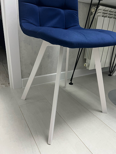 Стул на металлокаркасе Чилли К черный / зеленый фото покупателя 650