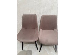 Стул на металлокаркасе Вейв светло-серый (hl 63) / 10К черный каркас фото покупателя 183