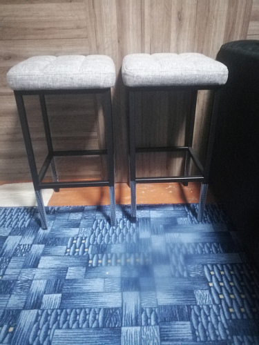 Барный стул Лофт катания лаванда / белый матовый фото покупателя 254