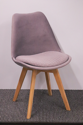 Деревянный стул Bonuss light gray / wood из шоурума 1