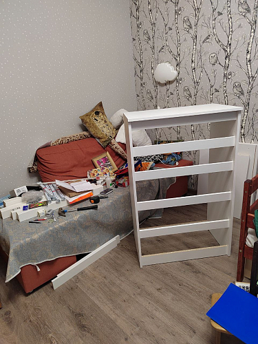 Комод Мадера 1384 лдсп белый фото покупателя 4