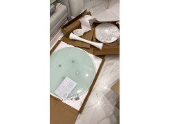 Стеклянный стол Tulip 90 black фото покупателя 16