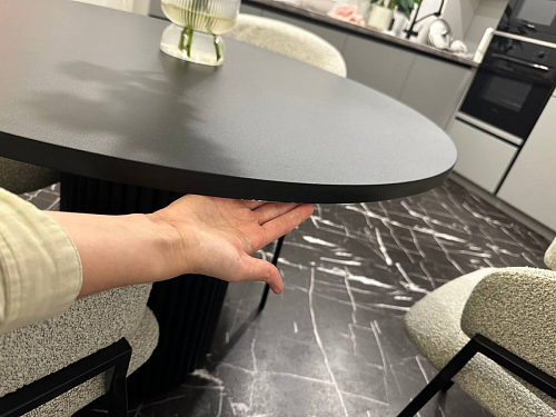 Стол Барел 100 черный / черный фото покупателя 5