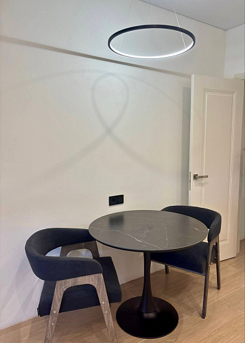 Стол Тулип 90х73 белый мрамор / золото фото покупателя 88