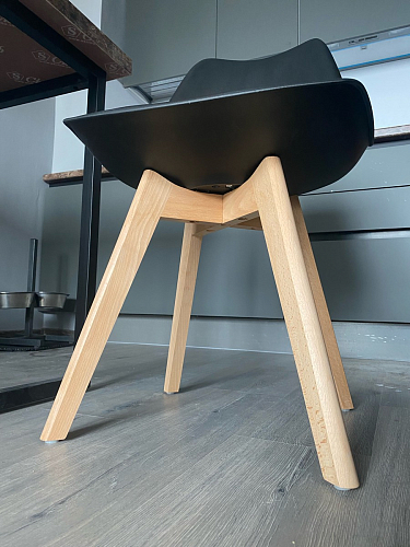 Деревянный стул Bonuss light gray / wood фото покупателя 92