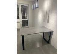 Стол Лота Лофт 140 25 мм юта / белый матовый фото покупателя 66