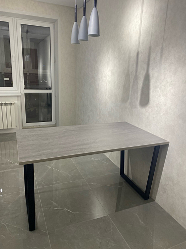 Деревянный стол Лота Лофт 120х75 белый матовый / дуб крафт золотой фото покупателя 66