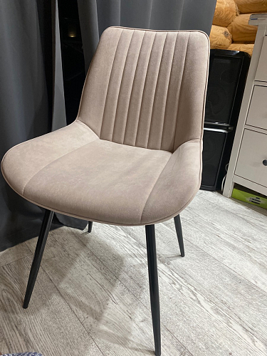 Стул на металлокаркасе Седа К кирпичный / черный фото покупателя 276