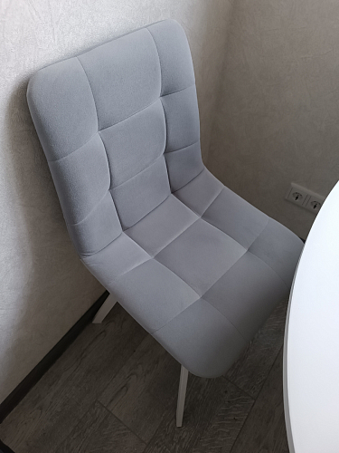 Стул на металлокаркасе Чилли черный / зеленый фото покупателя 890