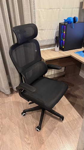 Компьютерное кресло Sprut темно-серый / черный фото покупателя 12