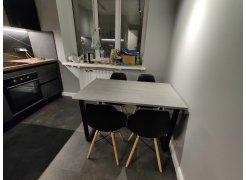 Стол Лота Лофт 120 25 мм дуб делано темный / черный матовый фото покупателя 369