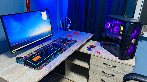 Компьютерный стол с тумбой КСТ-109 тумба слева фото покупателя 11