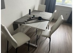 Стол Лота Лофт 140 25 мм юта / белый матовый фото покупателя 201