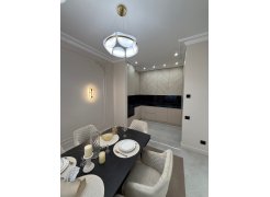 Керамический стол Готланд 180(240)х90х79 вяз скандинавский / золото фото покупателя 10