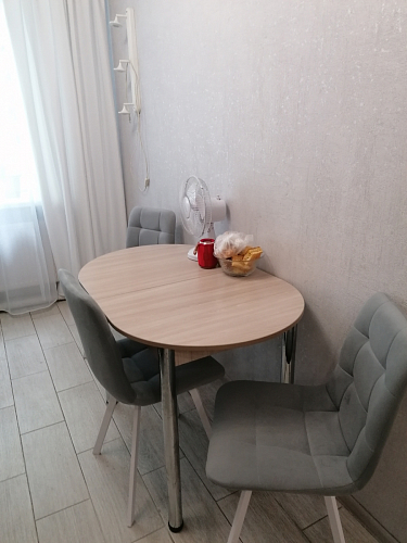 Стул на металлокаркасе Чилли темно-серый / черный каркас фото покупателя 311