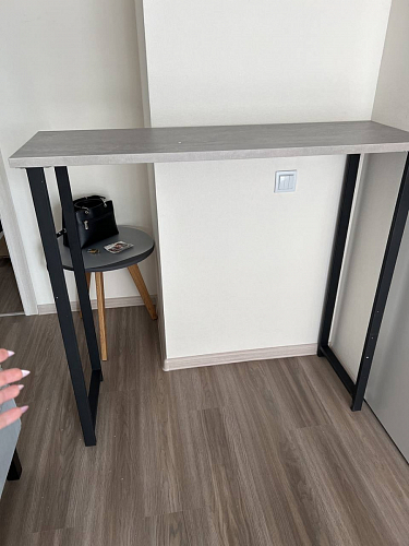 Барная стойка Дилан Лофт 120х40х98 дуб делано темный фото покупателя 115