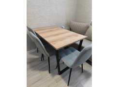 Стол Лота Лофт 140 25 мм юта / белый матовый фото покупателя 21