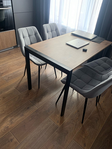 Стол Центавр бетон / графит фото покупателя 37