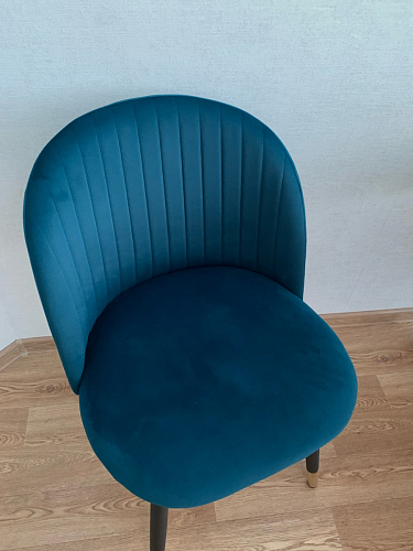 Стул на металлокаркасе Gabi 1 beige / black фото покупателя 336